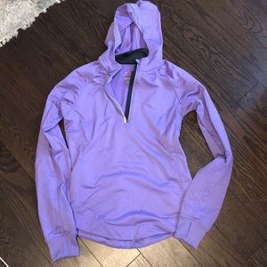 Purple Nike fleece-lined sweatshirt